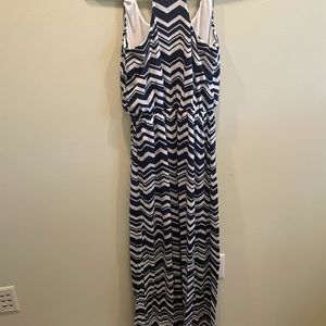 Chevron Maxi Dress